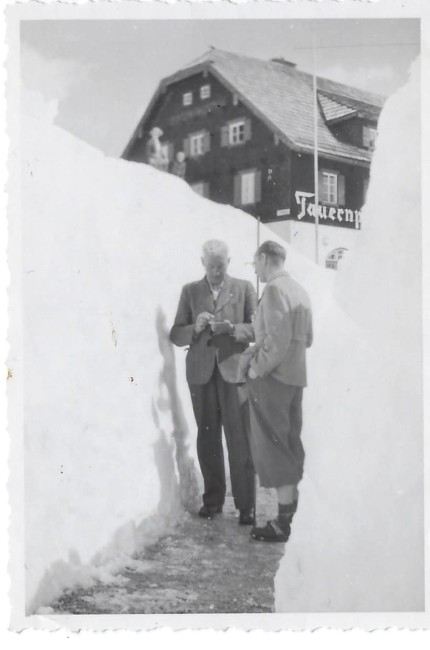 Tauernpasshöhe in 1953