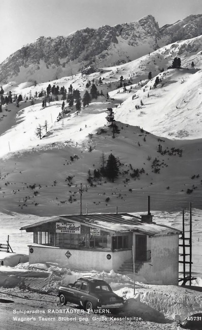 Tauernpasshöhe in 1930