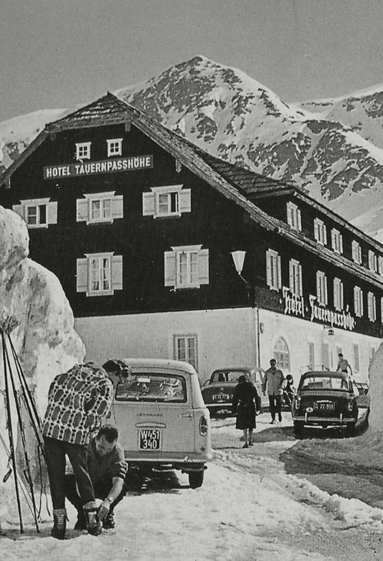 Tauernpasshöhe in 1966